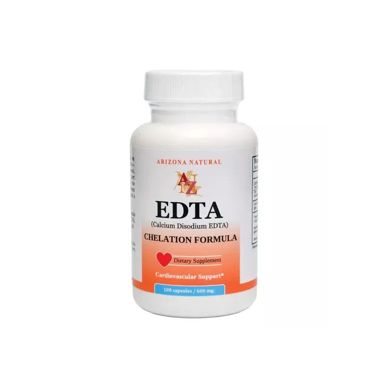 Arizona Natural Oral Chelation EDTA Cardiovascular/Heart Support 100 Caps