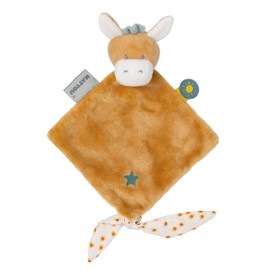 Nattou Mini Polyester Comforter Blanket Donkey Leo Newborn Premature Baby Blanket Felix and Leo Beige