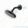 OFFO Shower Arm with Flange Universal Wall-Mounted Replacement Shower Arm