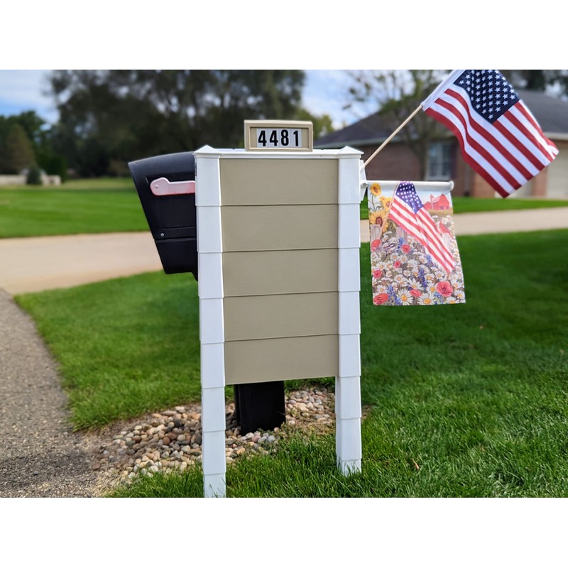 Custom Design Products Mailbox Protector - Pre-Assembled, No Dig, Keep