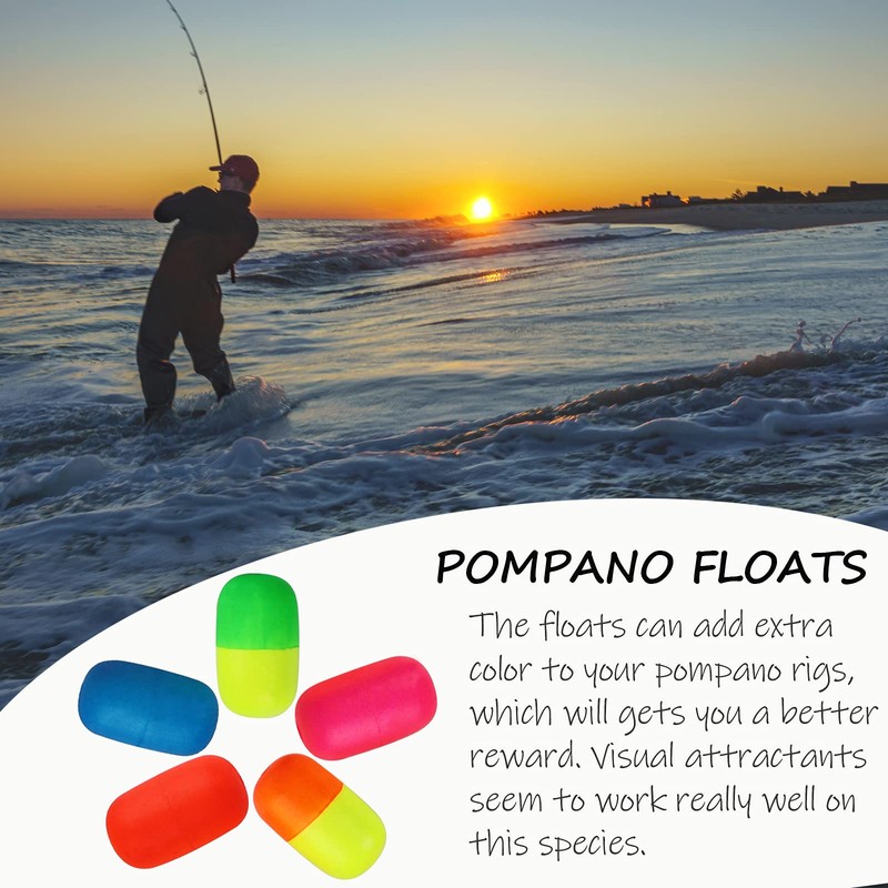 Dovesun Foam Floats Pompano Rigs Fishing Rig Floats Fly Fishing