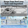 2 Pcs Pool Fence Hooks, Heavy Duty Adjustable Pool Tool