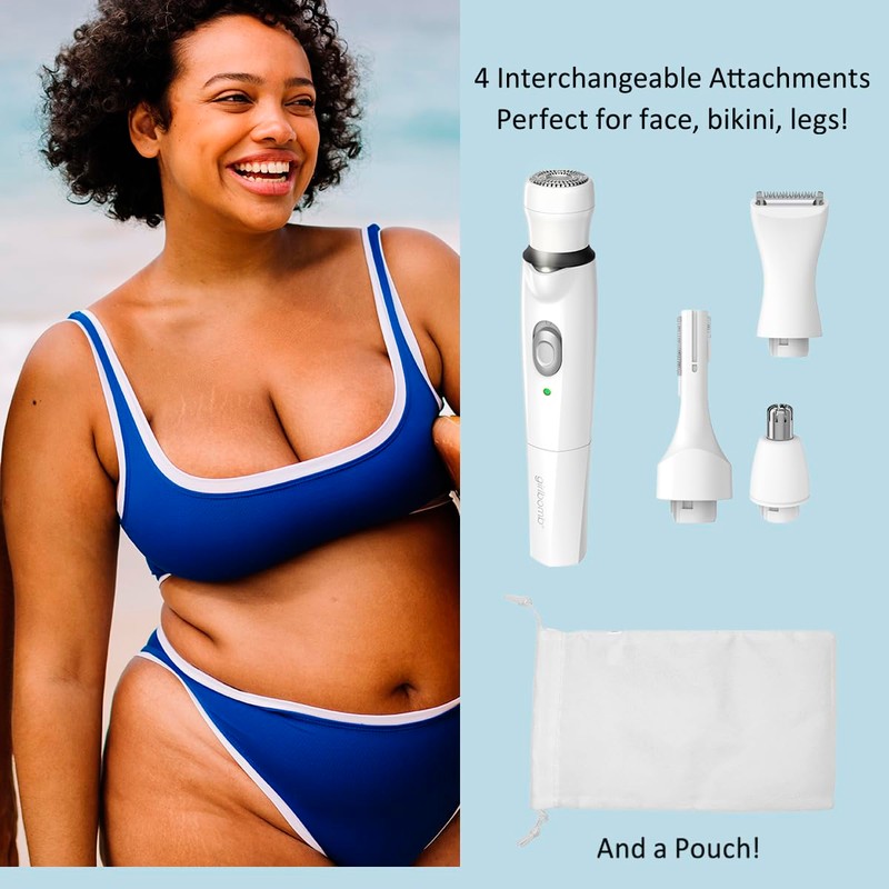 Conair GIRLBOMB All-in-One Face/Body Trimmer and Shaver Set for Women,