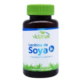 Vidanat Lecitina De Soya En Frasco 60 Cápsulas
