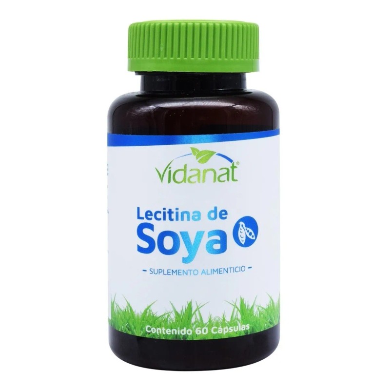 Vidanat Lecitina De Soya En Frasco 60 Cápsulas