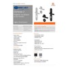 Bricard 1 Pair Door Handles 7E8081 Osmosis 2 Keys i-Black