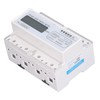 7 Digit LCD Electric Energy Meter 35mm DIN Rail Mounting