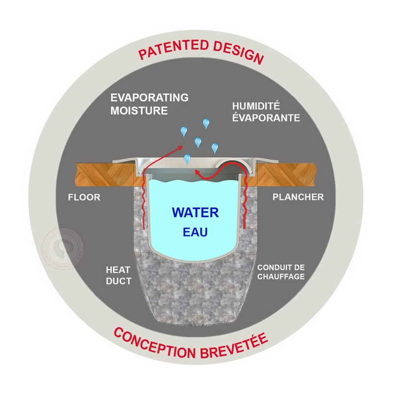 CAD Precision Inc IN-vent Humidifiers (4x12, Beige)