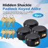 4 Pack Trailer Door Locks Keyed Alike Heavy Duty Hockey