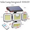 Solar Motion Sensor Wall Light for Outdoor Use – Adjustable