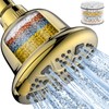 MakeFit Filtered Shower Head - High Pressure Rain - Shower