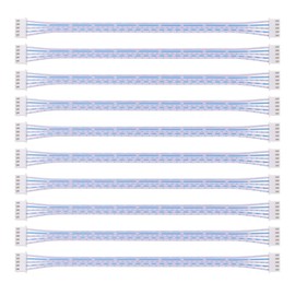 SING F LTD 10PCS 5Pin Joystick Ribbon Cable Replacement Arcade Wiring Cable Compatible with SANWA Compatible with Mayflash F300 Joystick Pitch 2.54mm 24AWG