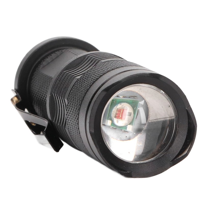 LED Flashlight 1 Mode Retractable Waterproof Handheld Lamp for Hunting