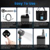 LakeForest 6000mAh Electric Shower Pump Shower Pump Rechargeable Shower Head