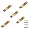 TERF® 5 Pcs Solid Brass Turn Buttons 38mm [ 1.5''