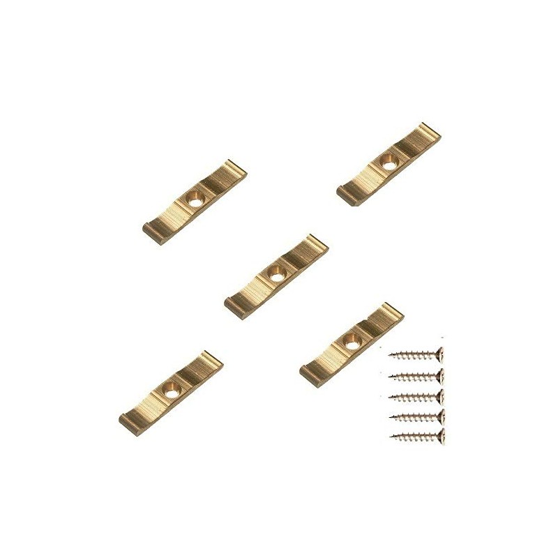 TERF® 5 Pcs Solid Brass Turn Buttons 38mm [ 1.5''