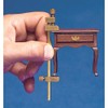 Solid Brass Miniature Bar Clamps, 3-3/4 Inches Long (Set of