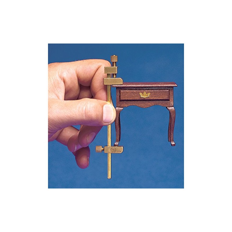 Solid Brass Miniature Bar Clamps, 3-3/4 Inches Long (Set of