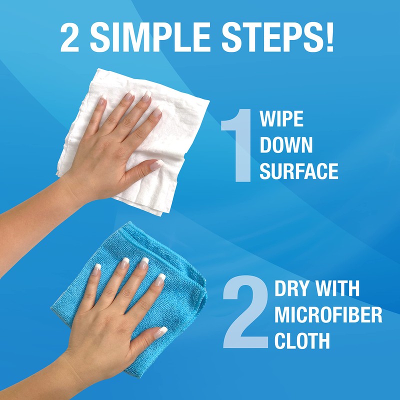 MiracleWipes for Microwaves and Cooktops, Easily Removes Food and Grime