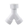 Tabanzhe 1 Pack Plastic Appliance Inlet Hose Y-Piece Splitter Connector,