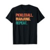 Pickleball Mahjong Repeat Funny T-Shirt
