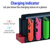 Mcbazel Switch 4 in 1 Joy-Con Charging Station Docking Station