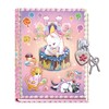 DUDUBUY Sweet Kitty Secret Diary with Lock 7" Journal Notebook