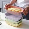 Ceramic Casserole Dish, Set of 2, Lasagne Mould, Rectangular Casserole