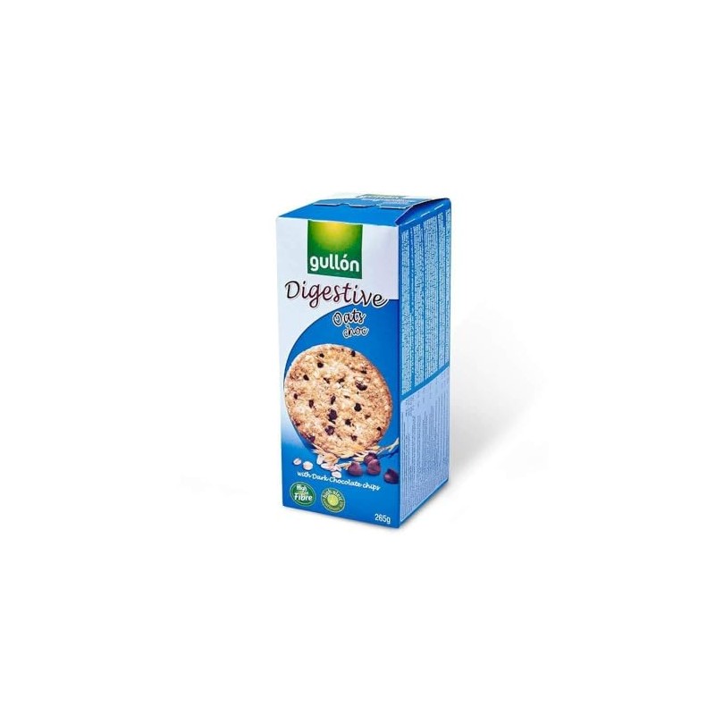 Gullon Oat and Choco Digestive Cookie Biscuits - with Dark