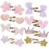 Hair Clips for Girls - 8 Pairs of Flower, bow,
