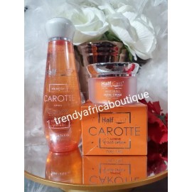 pure carrot 2pcs Half- C Carotte Supreme Facial Cream & Cleanser Organic Fast Repair 50gx 1