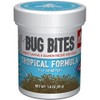 Fluval Bug Bites Tropical Fish Food, Small Granules for Small