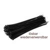 Pack of 10 Cable Ties Resealable 250 mm x 7.6