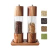 Salt and Pepper Grinder Set,Stainless Steel Manual Salt and Pepper