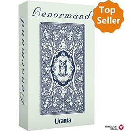 Lenormand Orakelkarten - Blaue Eule: Wahrsagekarten mit Symbolen