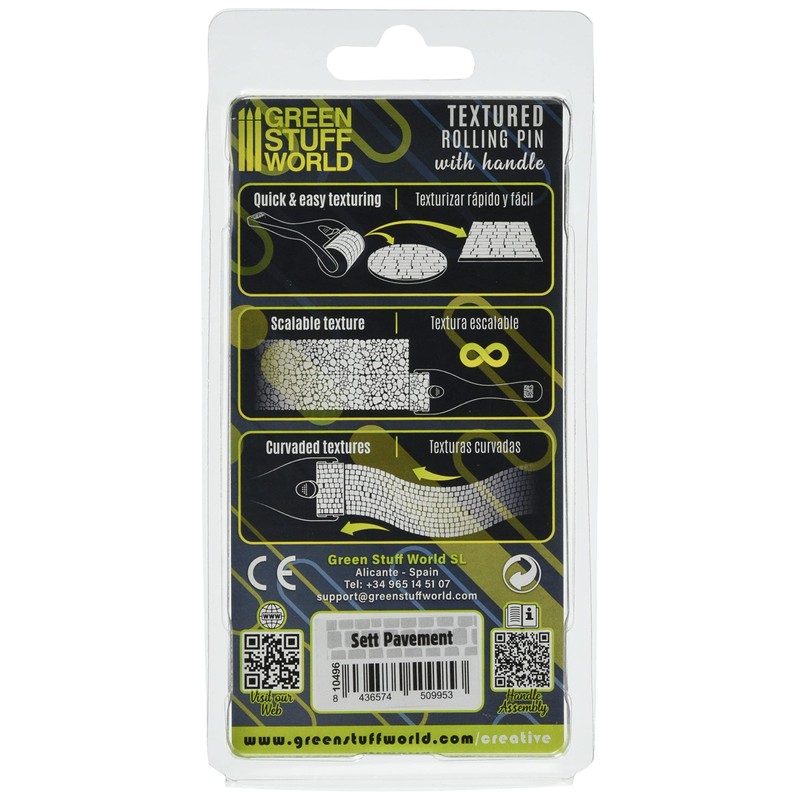 Green Stuff World - Rolling pin with Handle – Sett