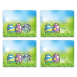 My Scratch Offs 26 Pack Easter Eggs Scratch Off Cards Raffle Tickets Fun and Easy Party Favors