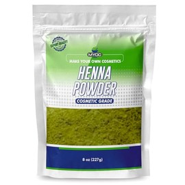 Myoc Henna Powder – Cosmetic Grade | For Hair & Skin Care Formulations | Fine Herbal Powder for DIY Hair Masks, Cleansers & Soaps | 227g / 8 Oz