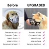 Mayerzon Dog Muzzle, Basket Breathable Silicone Dog Muzzle for Anti-Barking