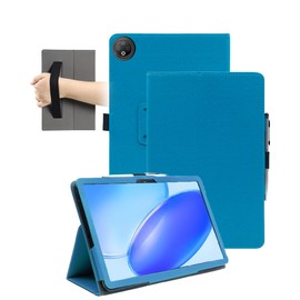 Magnetic Case for DOOGEE V Pad 12 inch Tablet - Shockproof with Pen Slot,daunke Waterproof,Anti-Scratch,Multi-Angle Stand,with Hand Strap,Slim Durable,Azure