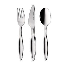 BergHOFF Folio 3 Piece Stainless Steel Cutlery Set for Children - Silver