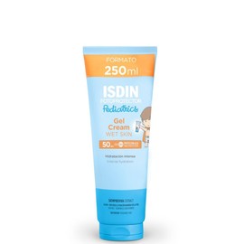 ISDIN Fotoprotector Pediatrics Gel Cream SPF 50+, Protector Solar Corporal para niños y bebes, El todoterreno de los fotoprotectores para la piel frágil del niño, 250 ml