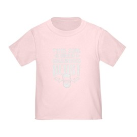 CafePress Bearded Man Girl Taken by Bearded Beast Be T Shirt Toddler Graphic Tee, 100% Cotton Pink