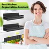 5 Pack Strong Magnetic Spice Rack for Refrigerator on Oven,
