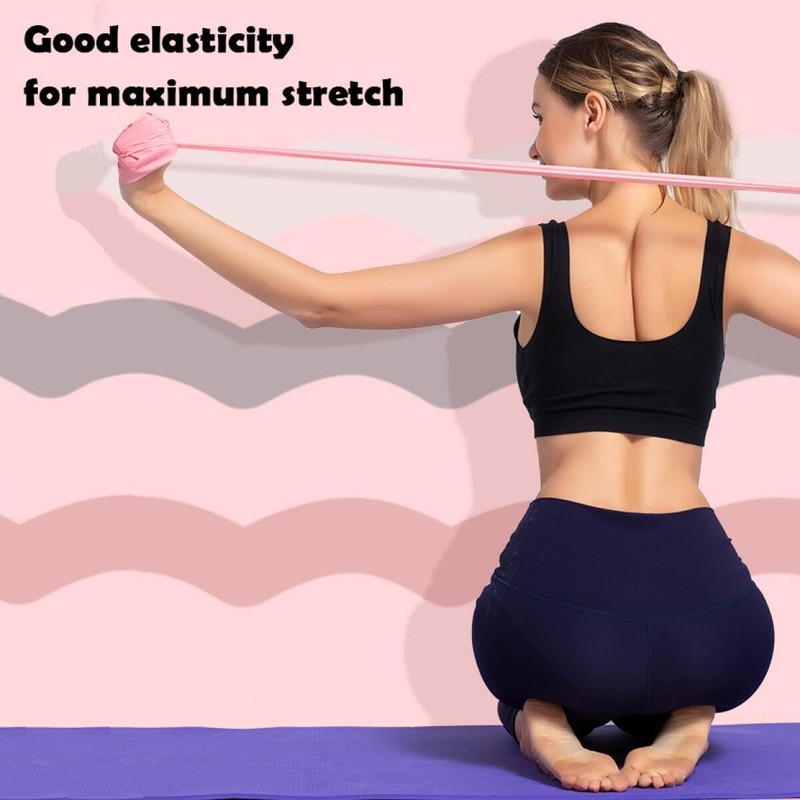 Resistance Bands for Exercise, 2Pcs Elastic Exercise Bands, Strength Training