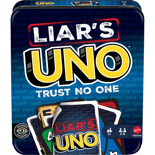 Mattel Games Liar’s UNO Card Game in Travel & Storage
