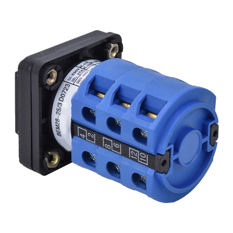 BERM BEM28-25/3 D0723 Universal Changeover Switch 690V 25A 3 Position