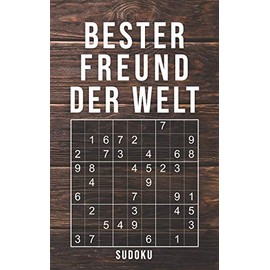 Bester Freund Der Welt - Sudoku: 150+ knifflige Rätsel | leicht - normal - schwer | Kleines Taschenbuch mit Lösungen | Tolles Geschenk für den liebsten Menschen