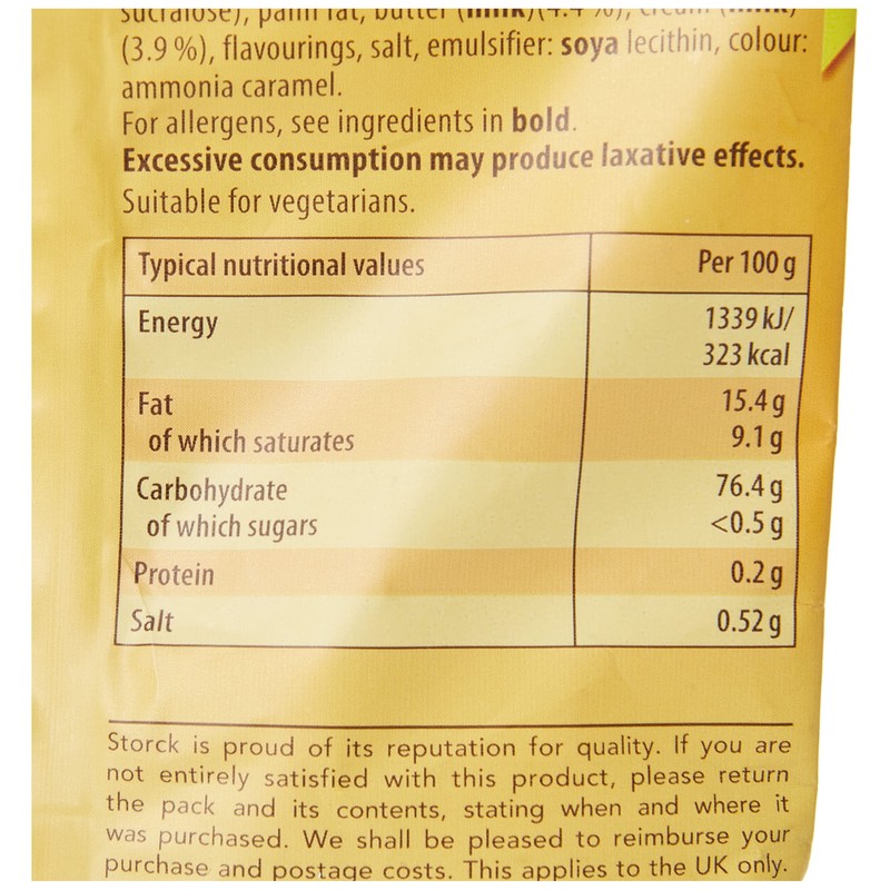 Werther's Original Creamy Toffees, Sugar free, Ideal for Easter, 65