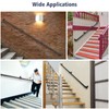 SDNBHT Industrial Stair Railing Metal Hand Rails for Indoor &